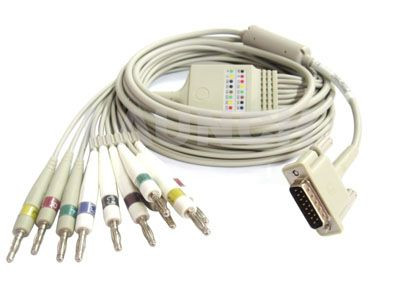 Hewlett Packard EKG kábel, pacienskábel, javítható
