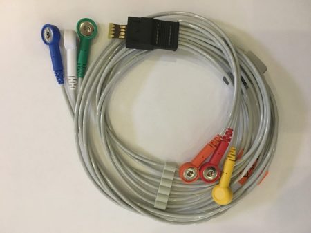 Schiller MT-101 holter kábel, 4 elvezetéses EKG kábel
